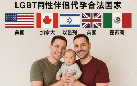 LGBT同性伴侣代孕攻略：哪些国家支持男同/女同合法代孕？