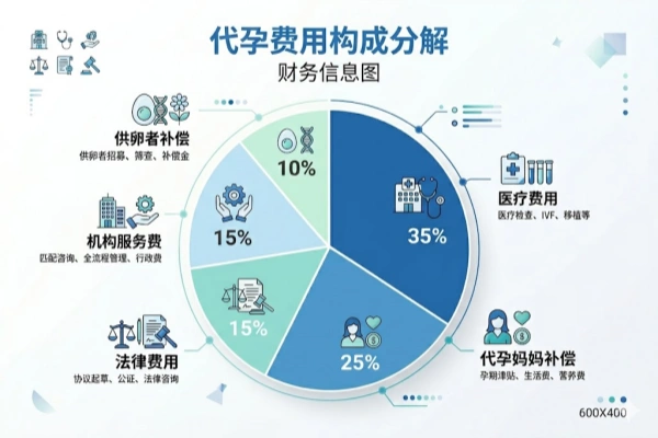 代孕费用构成
