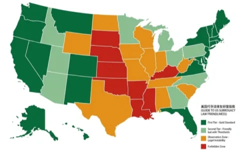 美国哪些洲对外国家庭代孕比较友好